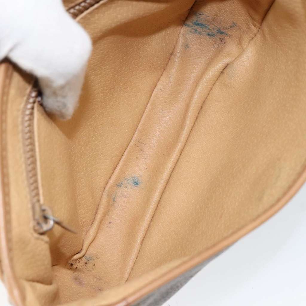 Celine Vintage Macadam Shoulder Bag Brown Canvas Good condition - Box View