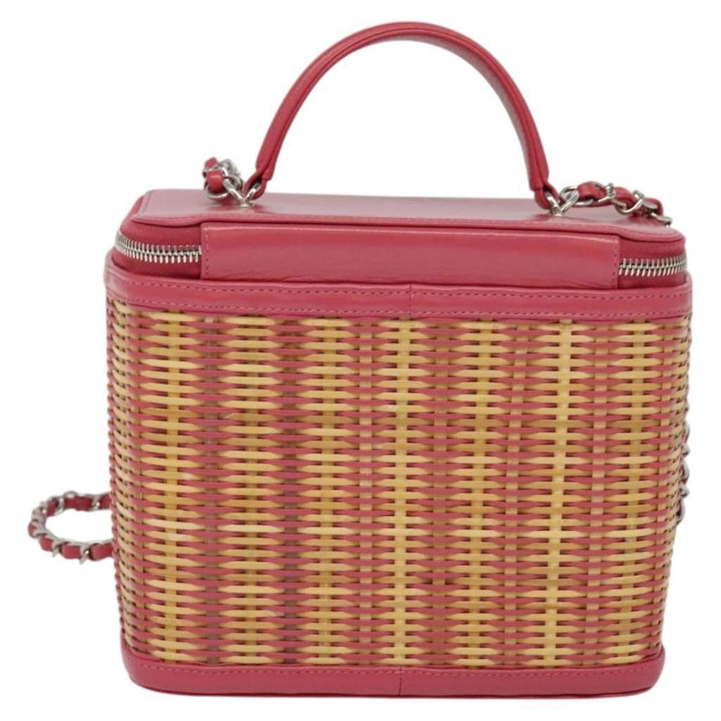 Chanel Take Away Vanity Case Pink Good condition - Back View