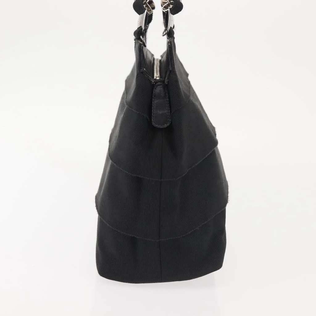 Salvatore Ferragamo Vala Handbag Black Canvas Good condition - Inside View