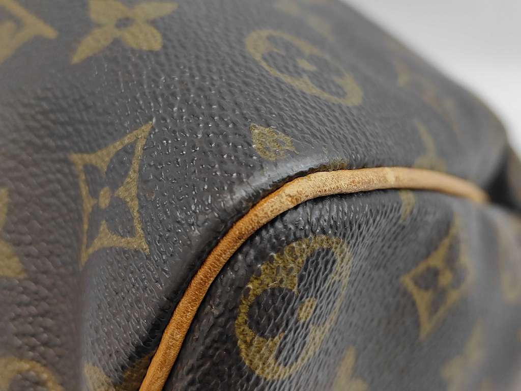 Louis Vuitton Speedy Bandouliere Bag Brown Canvas Fair condition - Box View