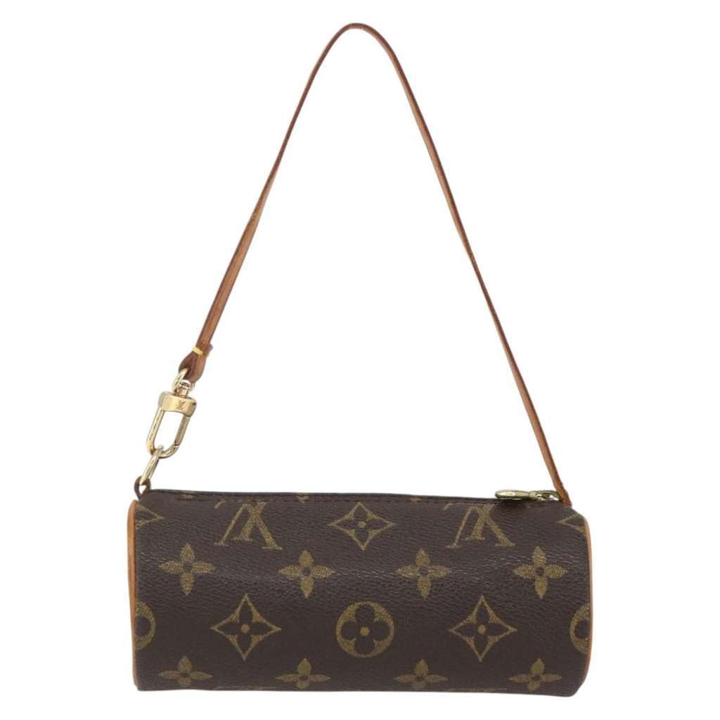 Louis Vuitton Papillon Pochette Brown Canvas Good condition - Back View