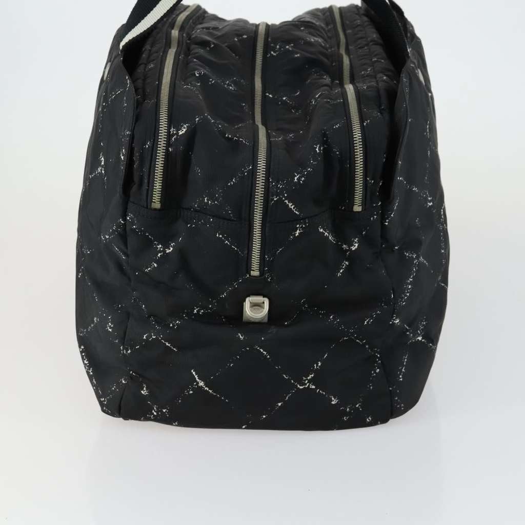 Chanel Travel Line Boston Bag Black Good condition - Inside View