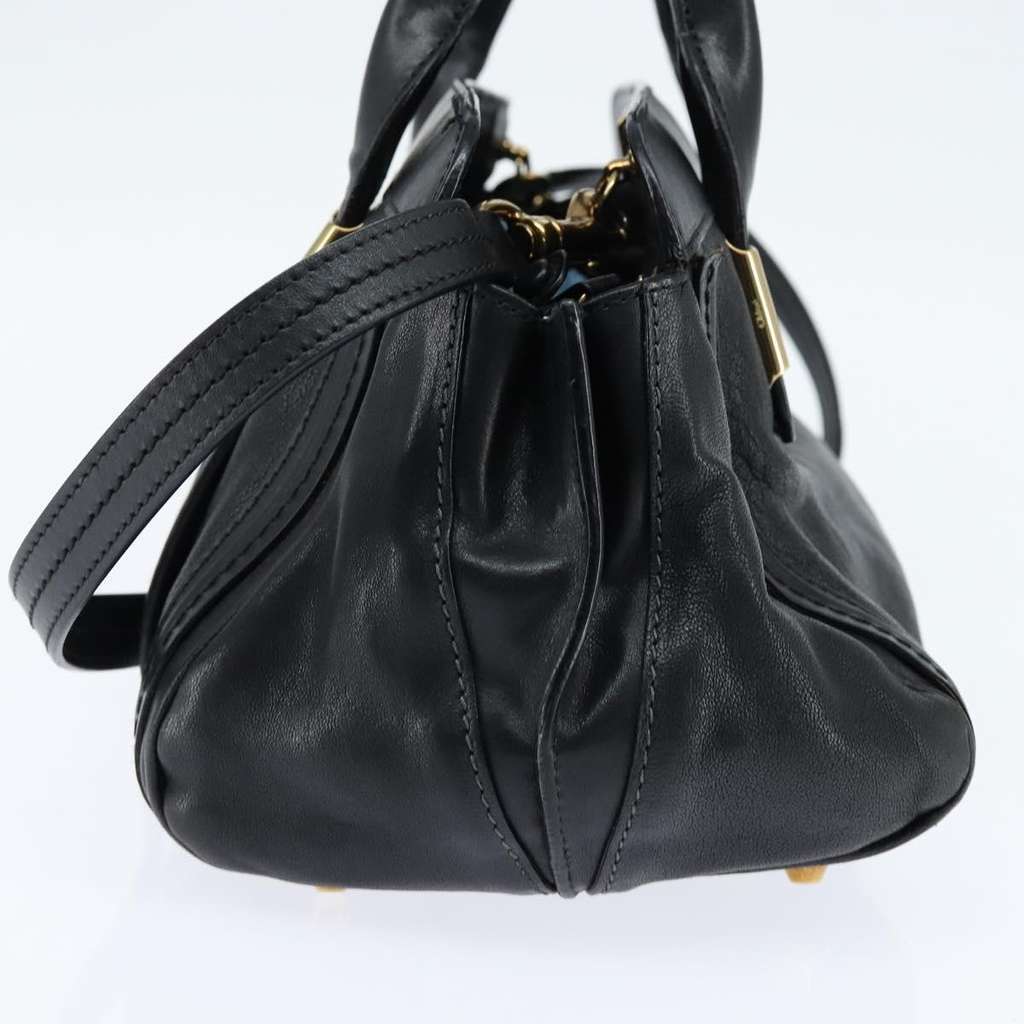 Chloe Alice Satchel Black Leather Good condition - Inside View