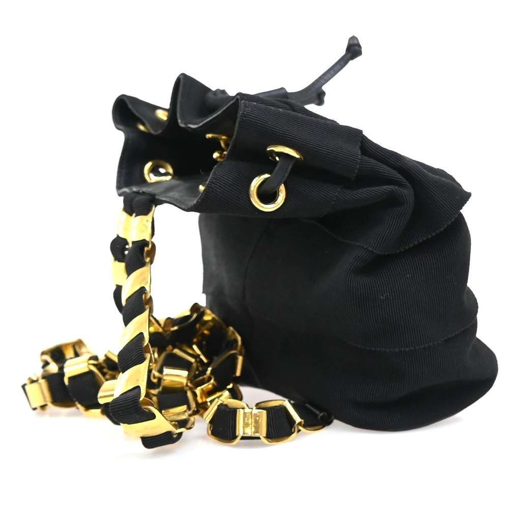 Salvatore Ferragamo Vala Backpack Black Canvas Good condition - Model View