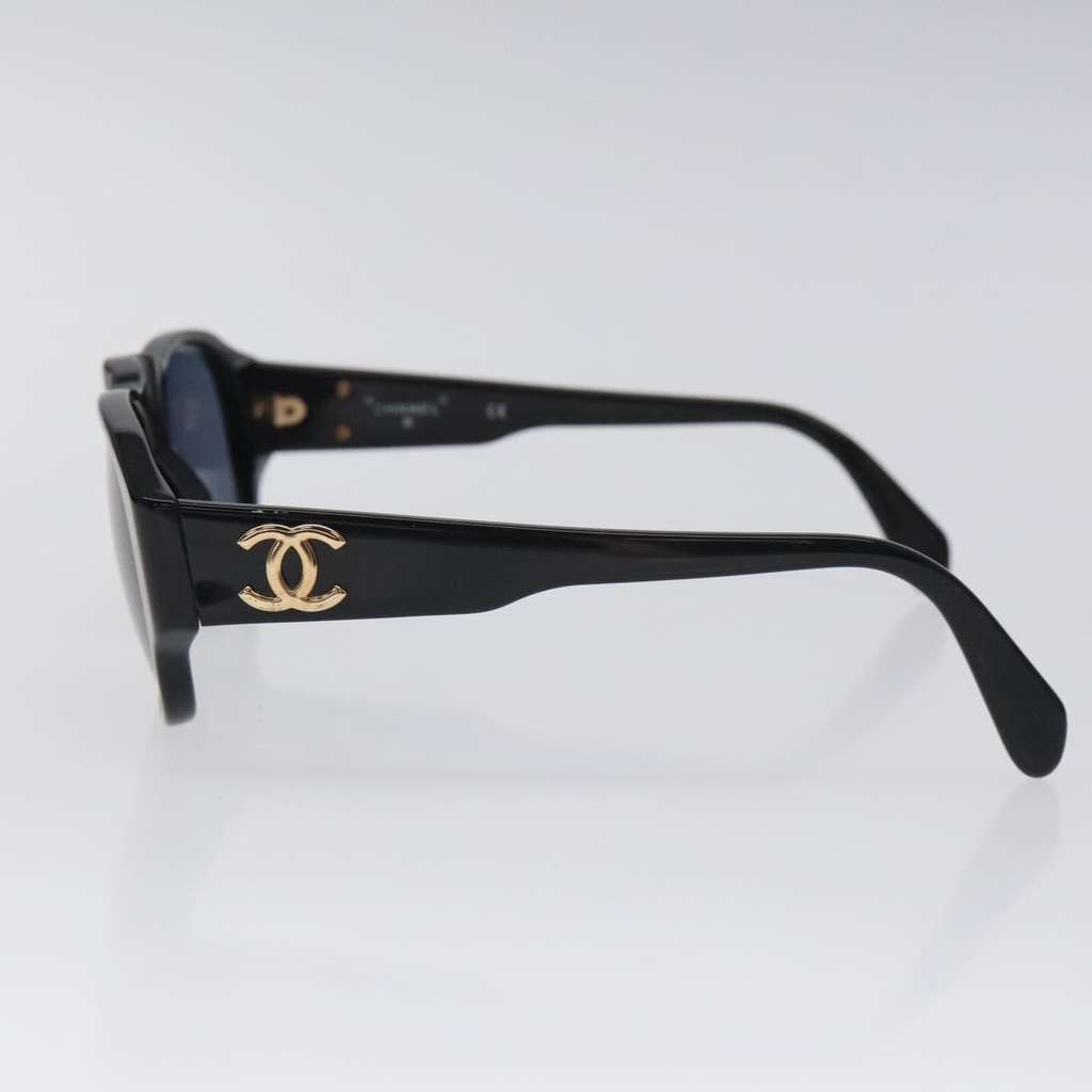 Chanel CHANEL Logo Sunglasses Eye Wear Black Plastic Good condition - Inside View