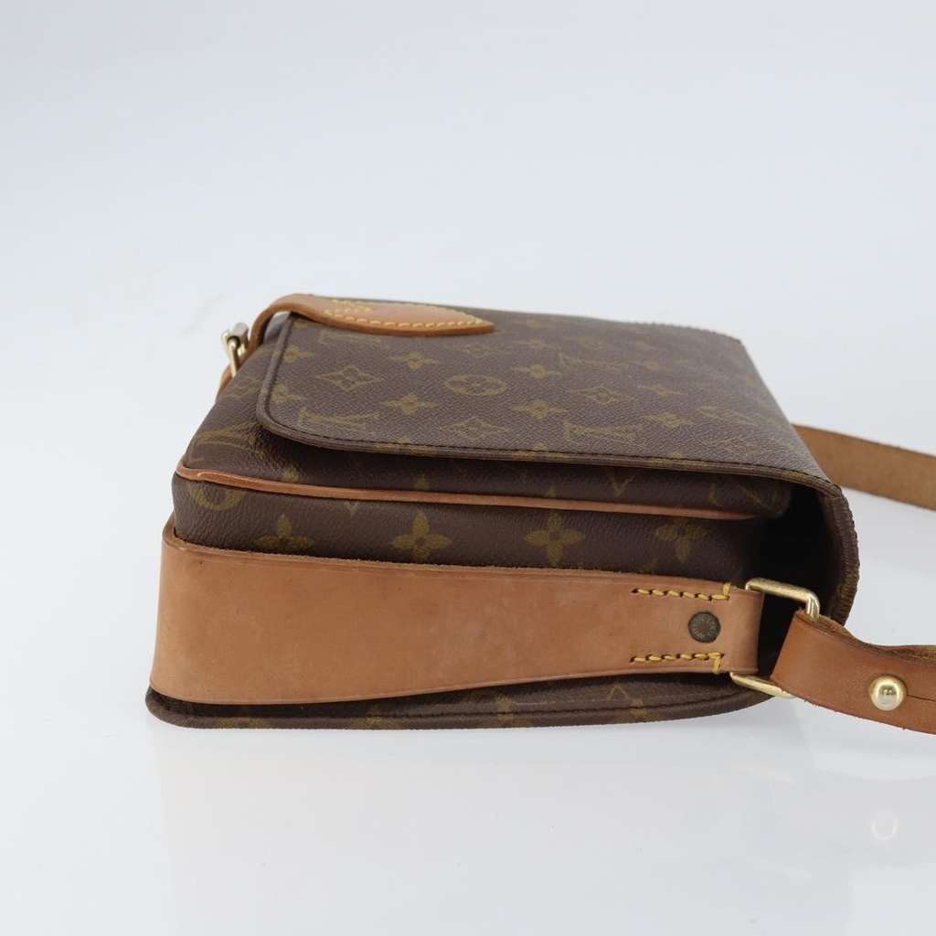 Louis Vuitton Cartouchiere Handbag Brown Canvas Good condition - Inside View