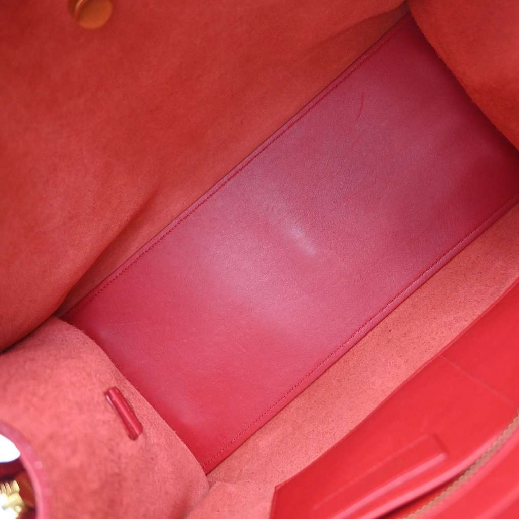 Saint Laurent Classic Y Cabas Red Leather Good condition - Box View