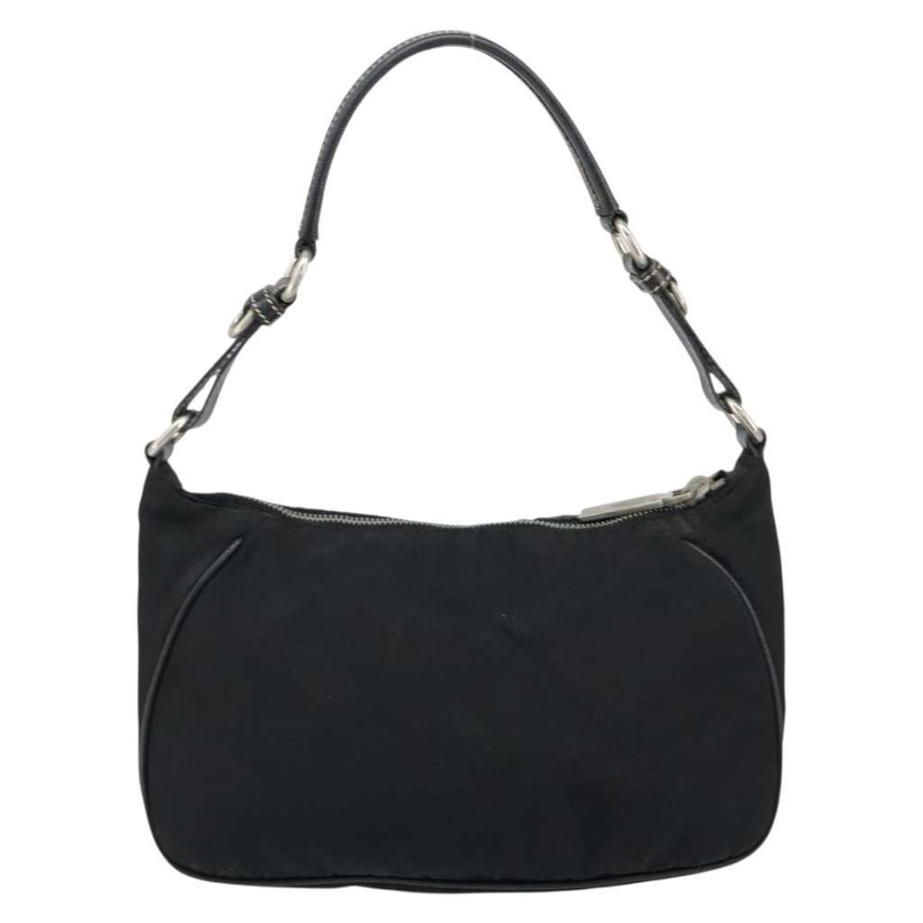 Prada Vintage Shoulder Bag Black Fair condition - Back View