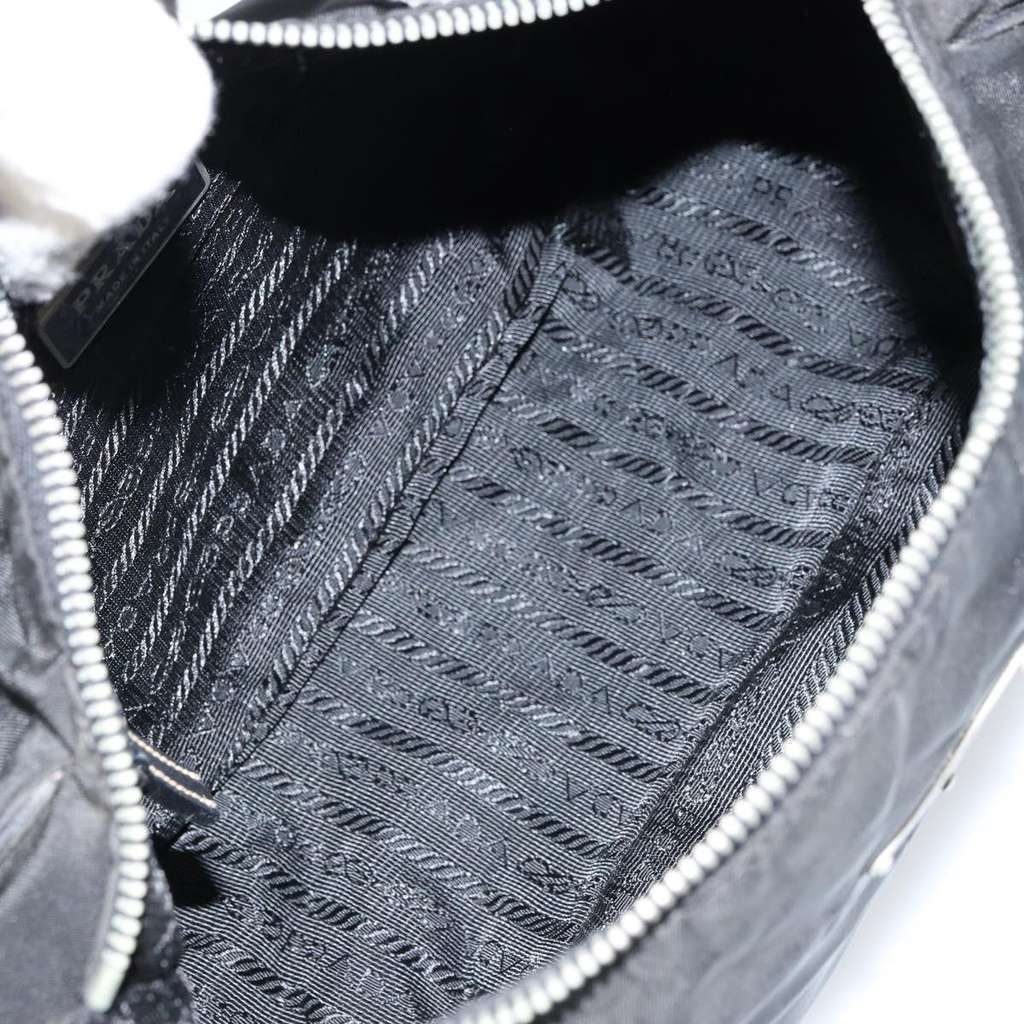 Prada Vintage Shoulder Bag Black Fair condition - Box View