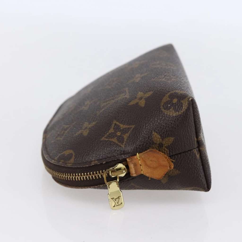 Louis Vuitton Cosmetic Pouch Brown Canvas Good condition - Inside View