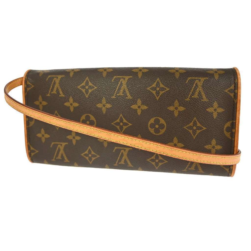 Louis Vuitton Twin Handbag Brown Canvas Good condition - Back View