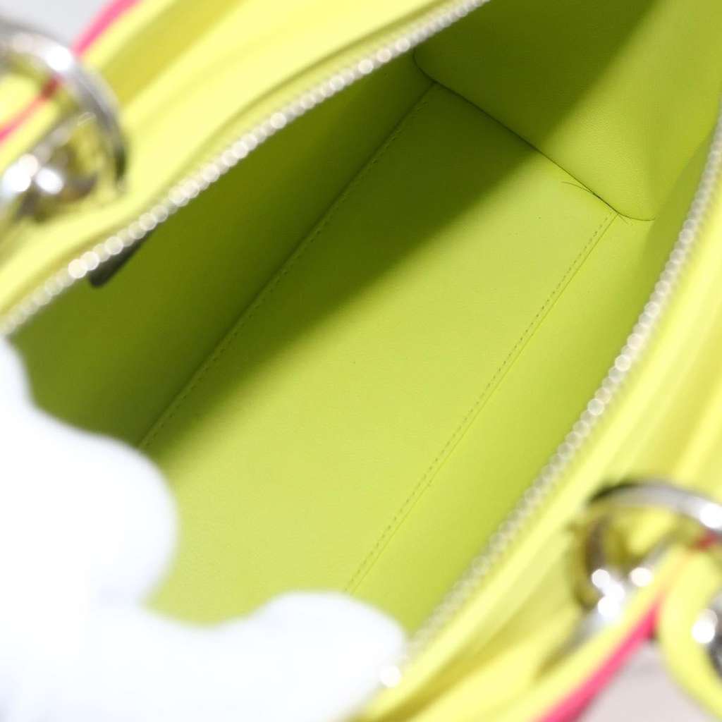 Christian Dior Lady cannage Pink Leather Good condition - Box View