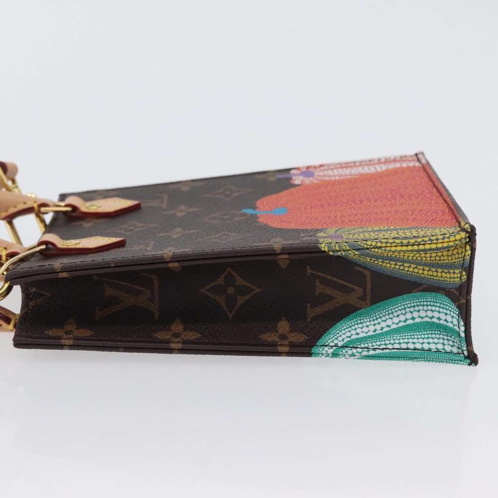 Louis Vuitton Petit Sac Plat Bag Brown Canvas Very good condition - Model View