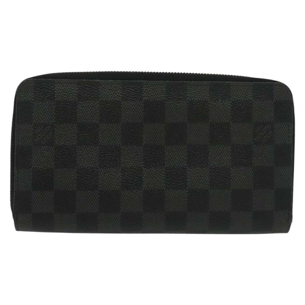 Louis Vuitton Zippy Organizer Black Canvas Good condition - Back View