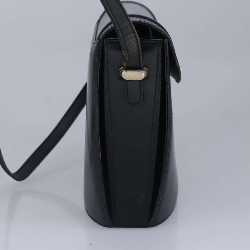 Bally Vintage Shoulder Bag Black Leather Good condition - Inside View