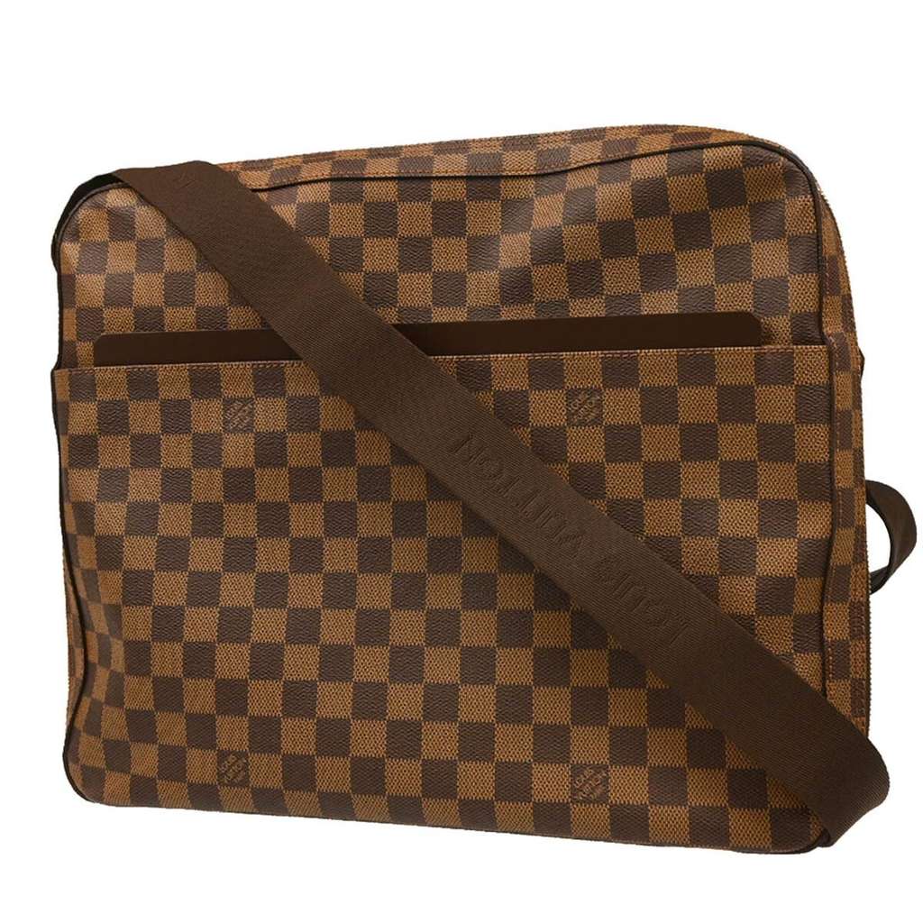 Louis Vuitton Dorsoduro Messenger Bag Brown Canvas Good condition - Back View