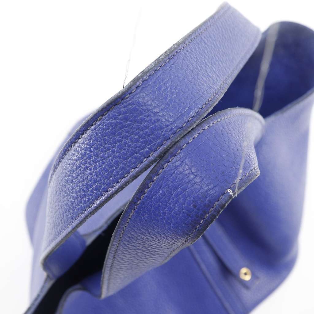 Hermès Picotin Lock Bag Blue Leather Good condition - Box View