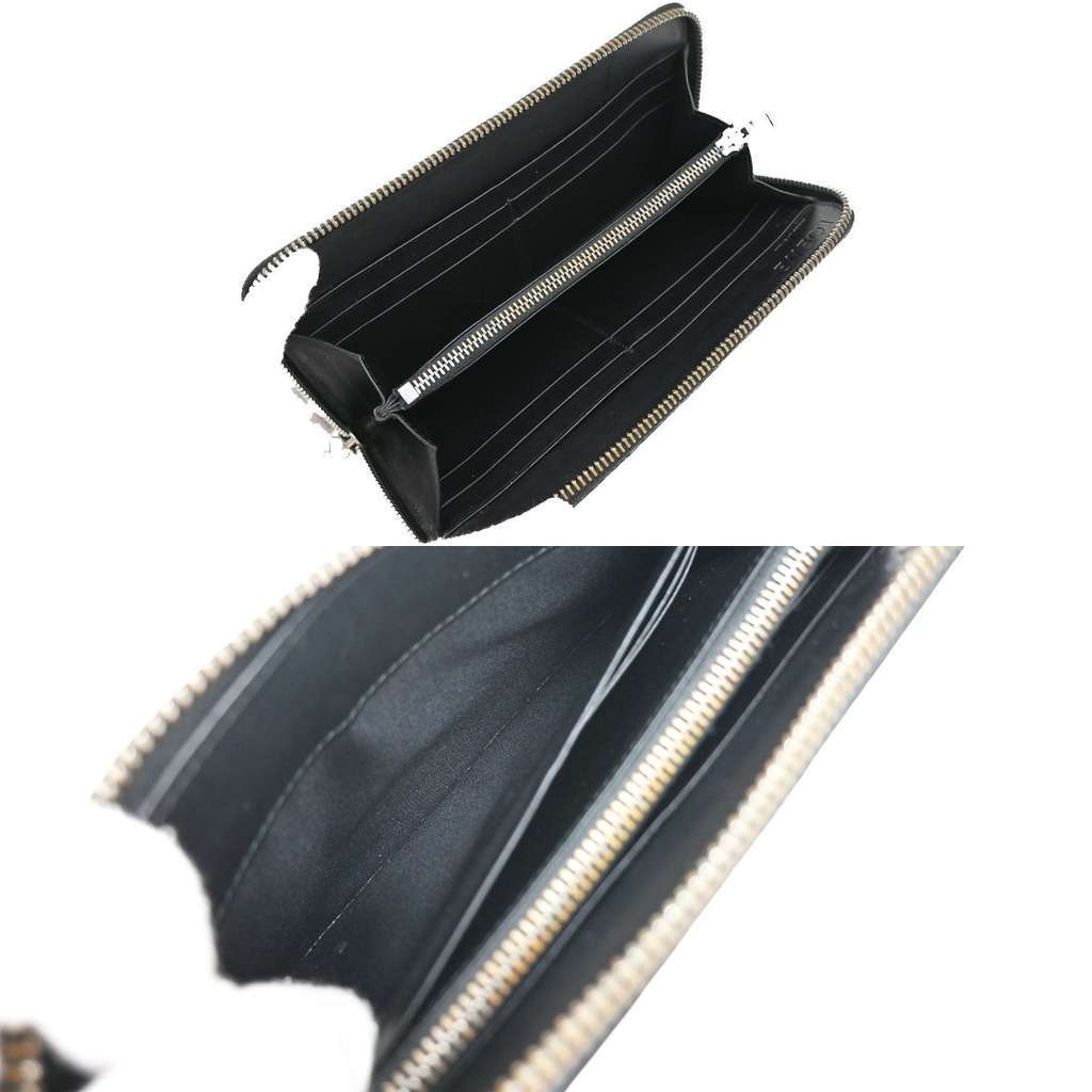 Loewe Anagram Wallet Black Leather Good condition - Box View