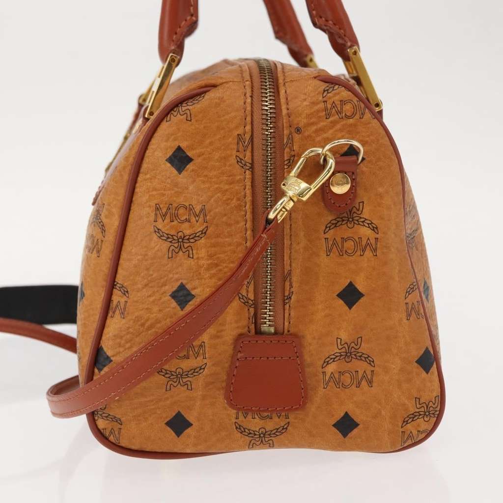 Mcm Visetos logogramme Handbag Brown Canvas Good condition - Inside View