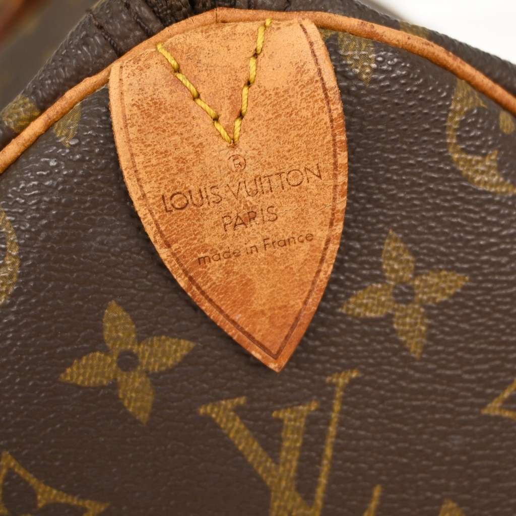 Louis Vuitton Keepall Bag Brown Canvas Fair condition - Model View