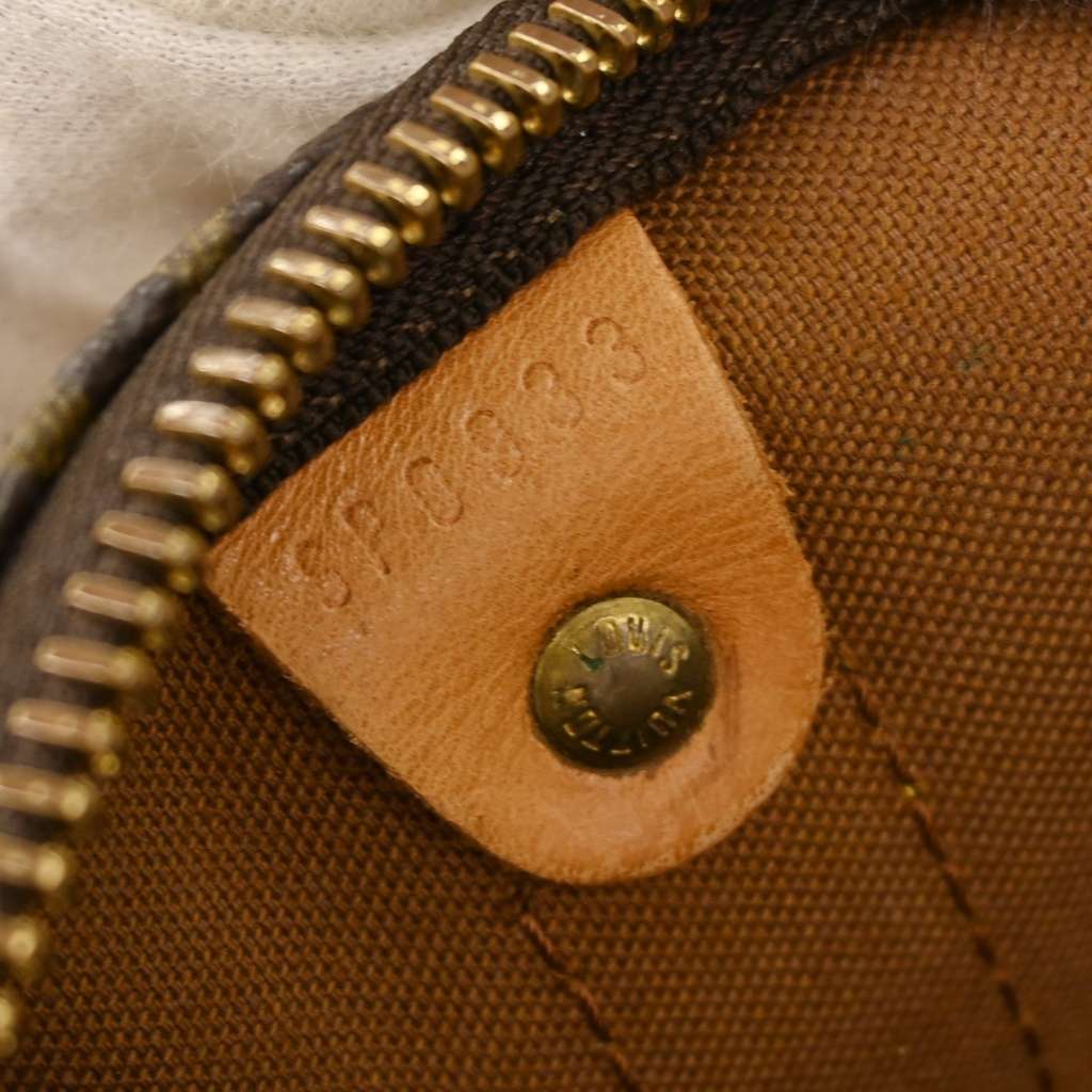 Louis Vuitton Keepall Bag Brown Canvas Fair condition - Box View