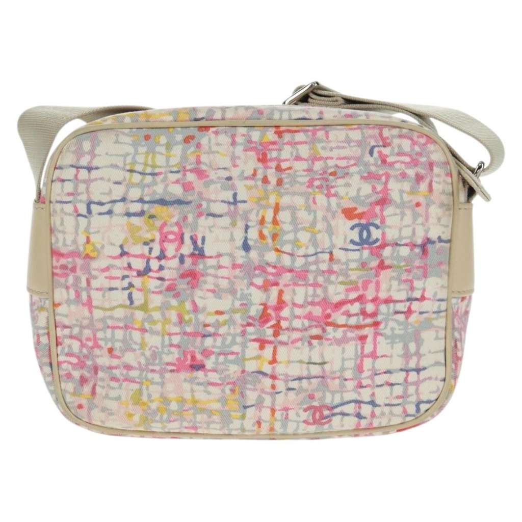 Chanel Vintage Clover Camera Bag Other Canvas Good condition - Back View