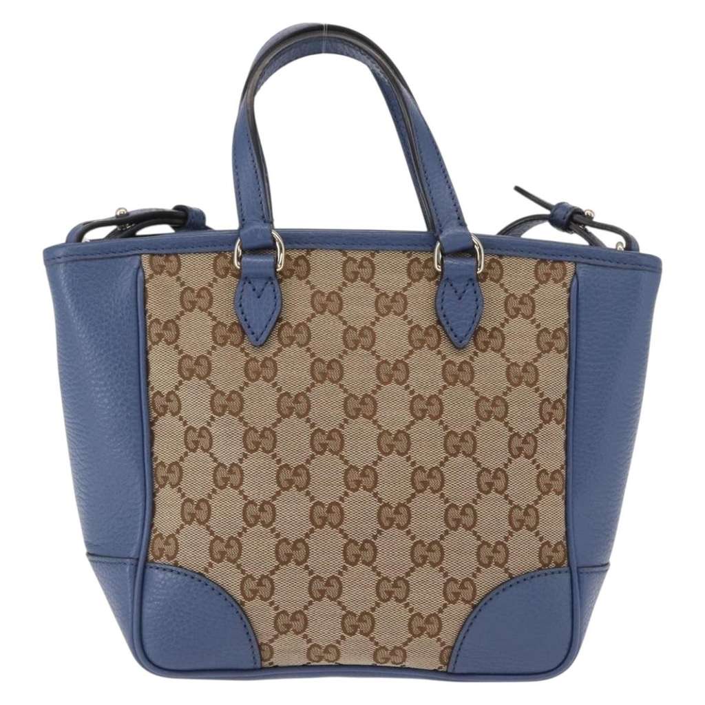 Gucci Bree Convertible Tote Beige Canvas Good condition - Back View