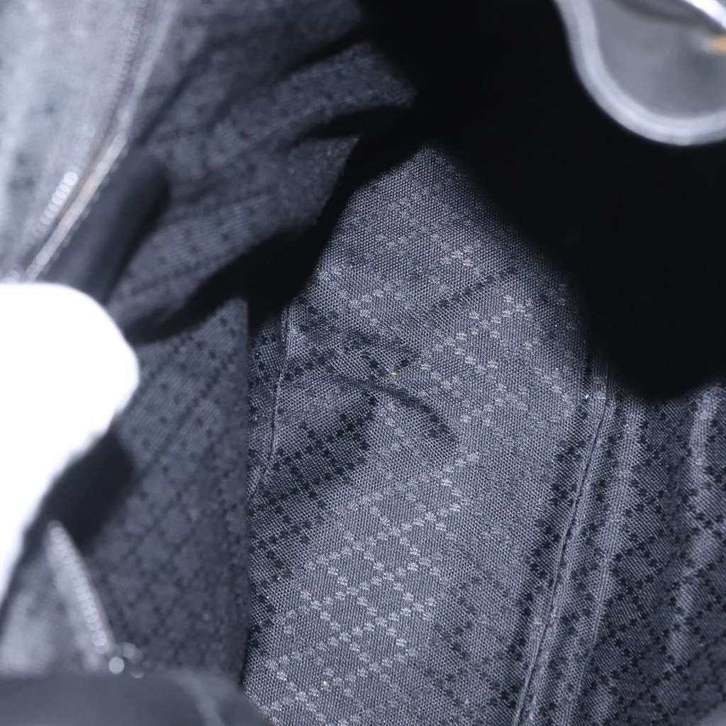 Gucci Vintage Bamboo Backpack Black Leather Good condition - Box View