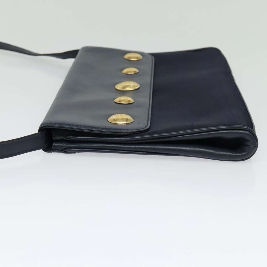 Burberry Flap Shoulder Bag Navy Canvas Good condition - Inside View