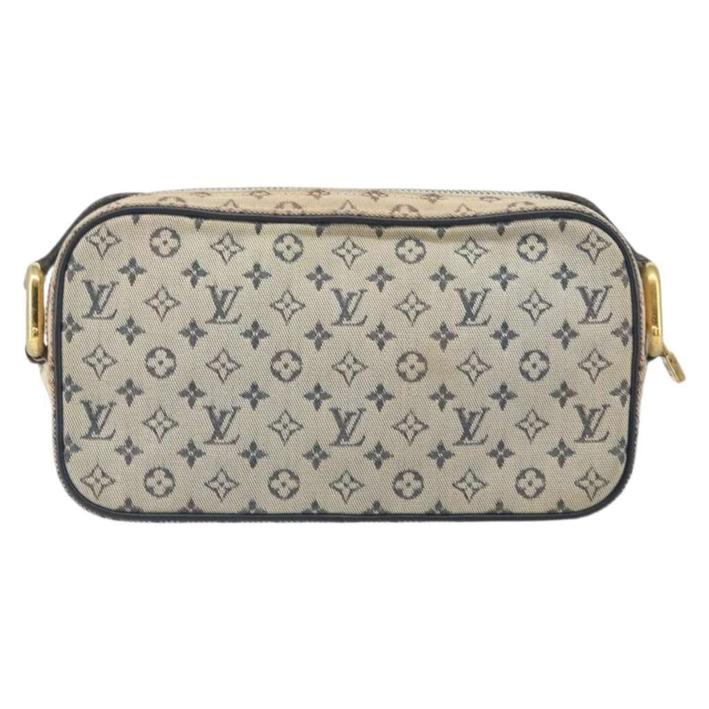 Louis Vuitton Juliette Crossbody Bag Blue Canvas Good condition - Back View