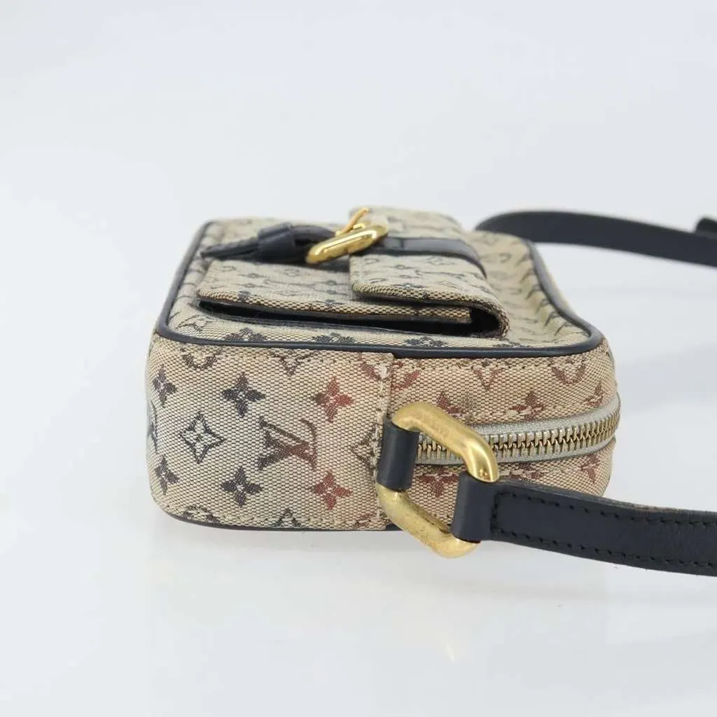 Louis Vuitton Juliette Crossbody Bag Blue Canvas Good - Inside View