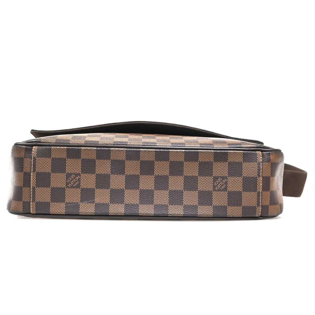 Louis Vuitton Shelton Messenger Bag Brown Canvas Good condition - Back View