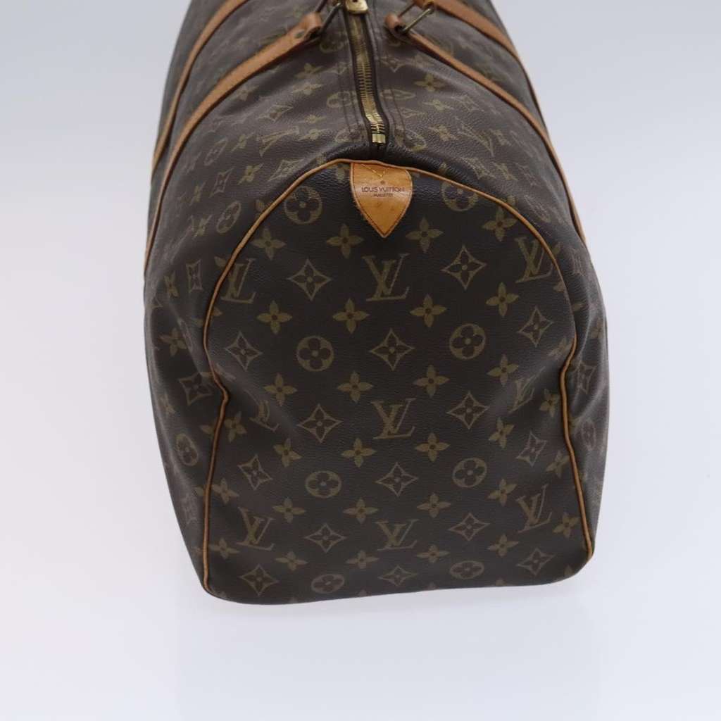 Louis Vuitton Keepall Bag Brown Canvas Good condition - Model View