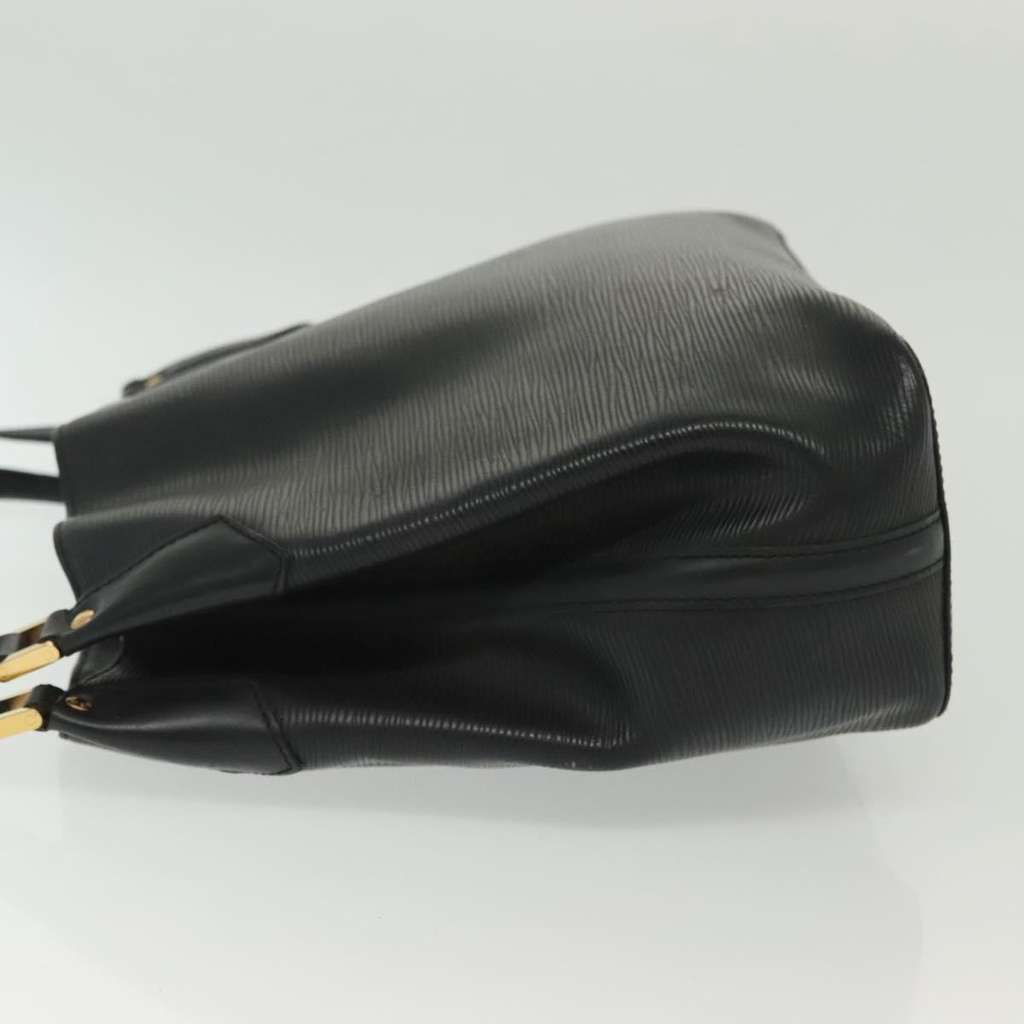 Louis Vuitton Mandara Handbag Black Leather Good condition - Model View