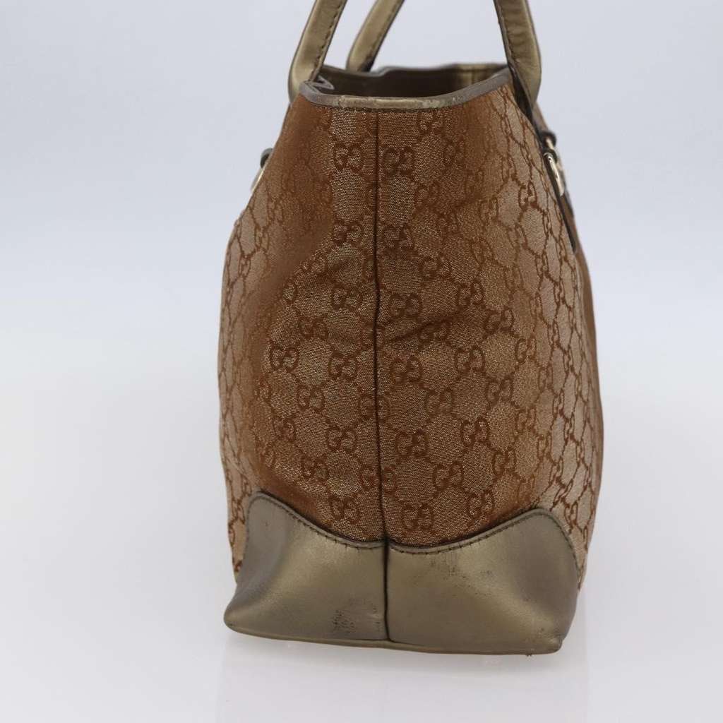 Gucci Heart Bit Open Tote Beige Canvas Good condition - Model View