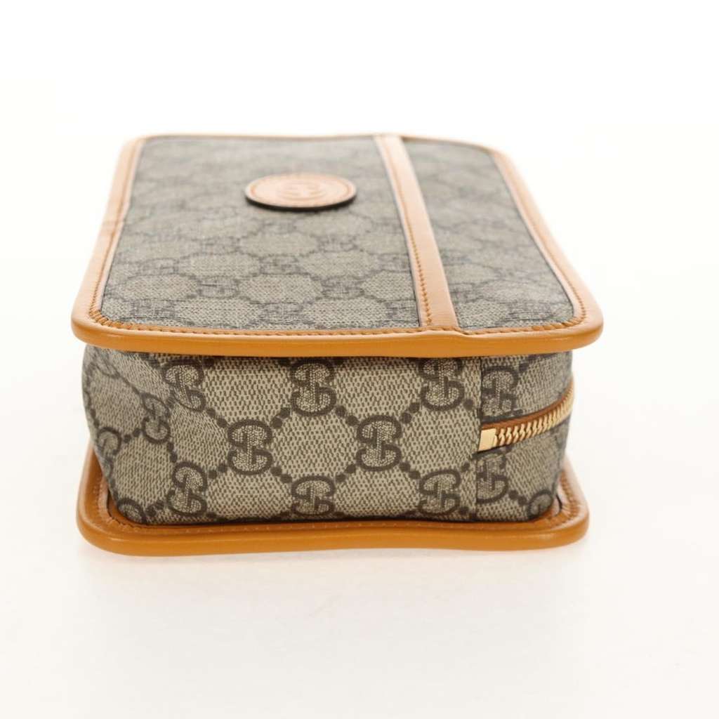 Gucci Vintage Toiletry Pouch Beige Good condition - Inside View