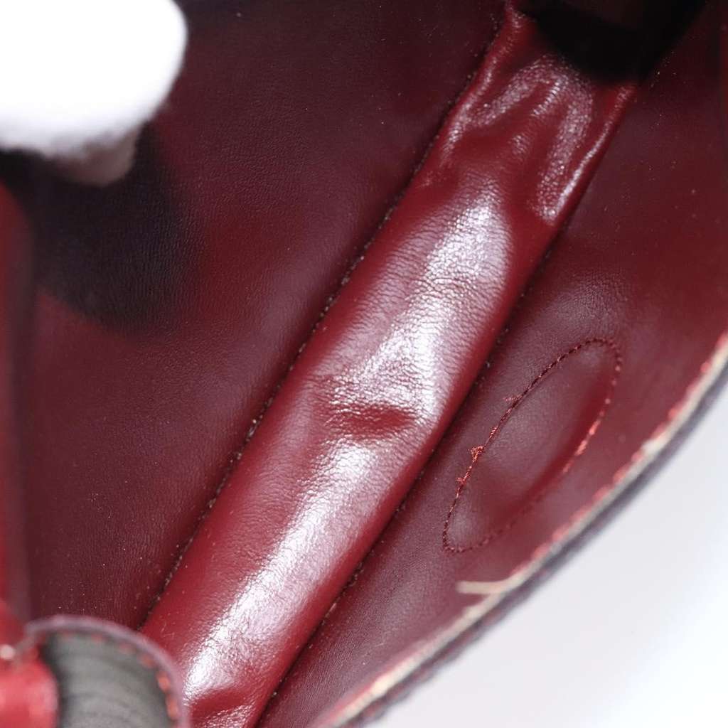 Cartier Must de Cartier Shoulder Bag Burgundy Leather Good condition - Box View