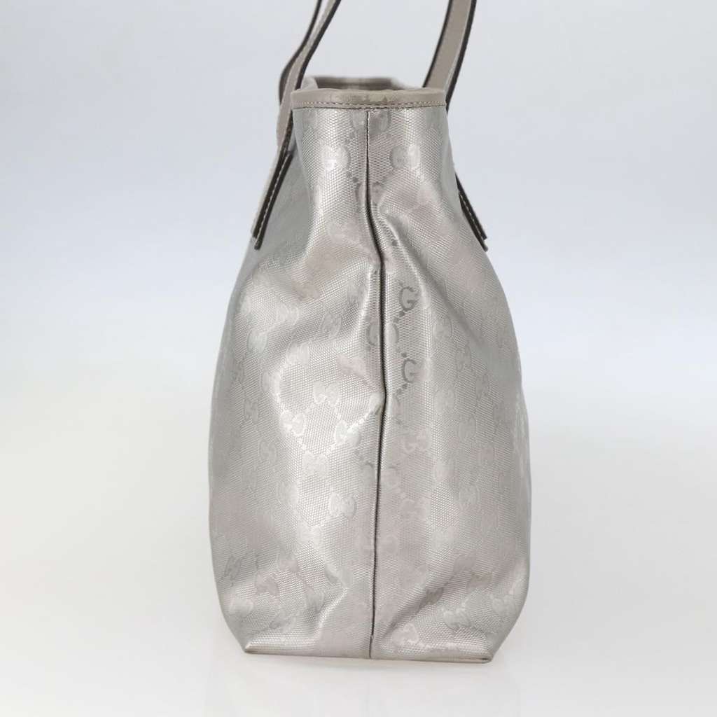 Gucci Plus Tote Silver Canvas Good condition - Inside View