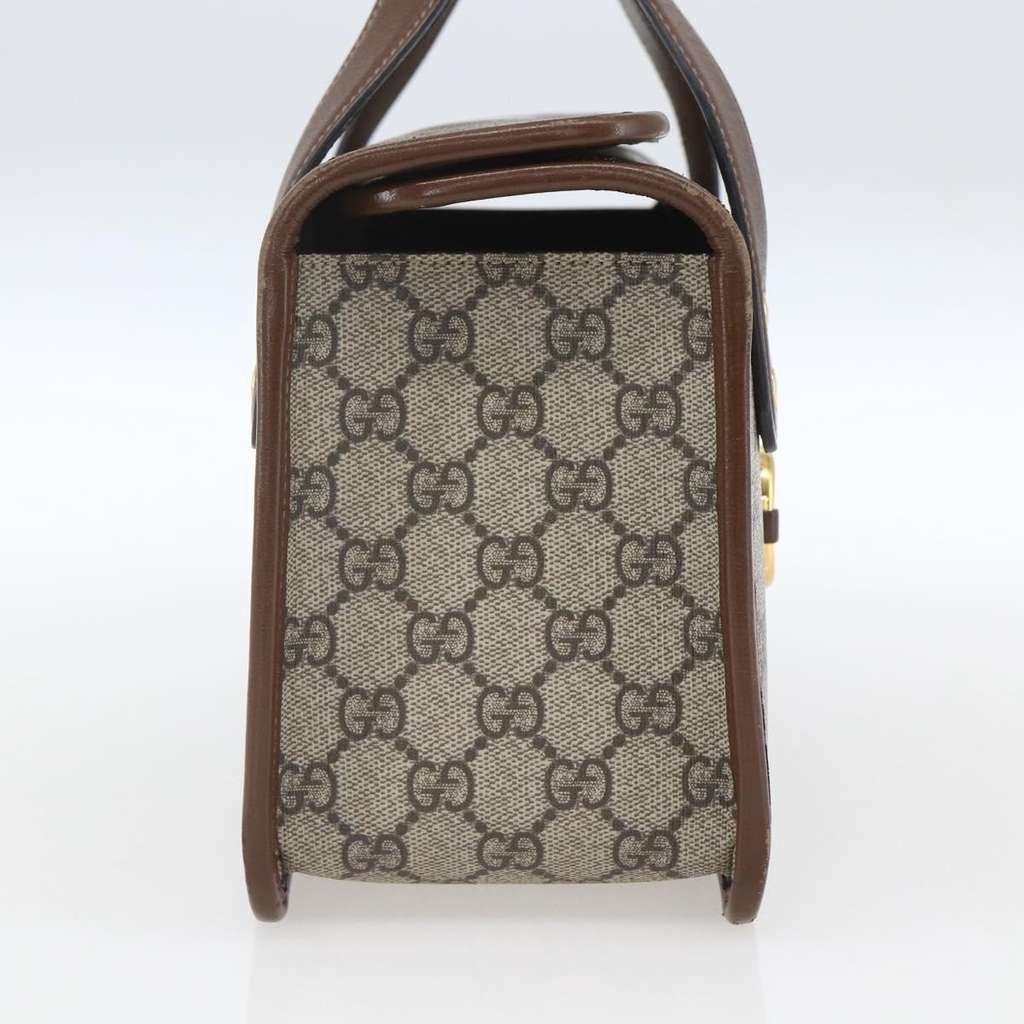 Gucci Horsebit 1955 Boston Bag Beige Canvas Good condition - Inside View