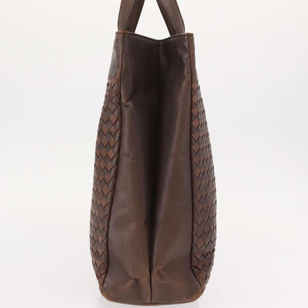 Bottega Veneta Tote Brown Leather Good condition - Inside View