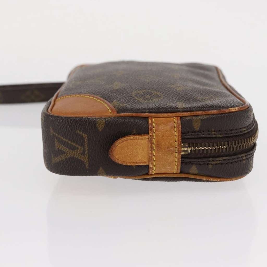 Louis Vuitton Marly Dragonne Clutch Brown Canvas Good condition - Inside View