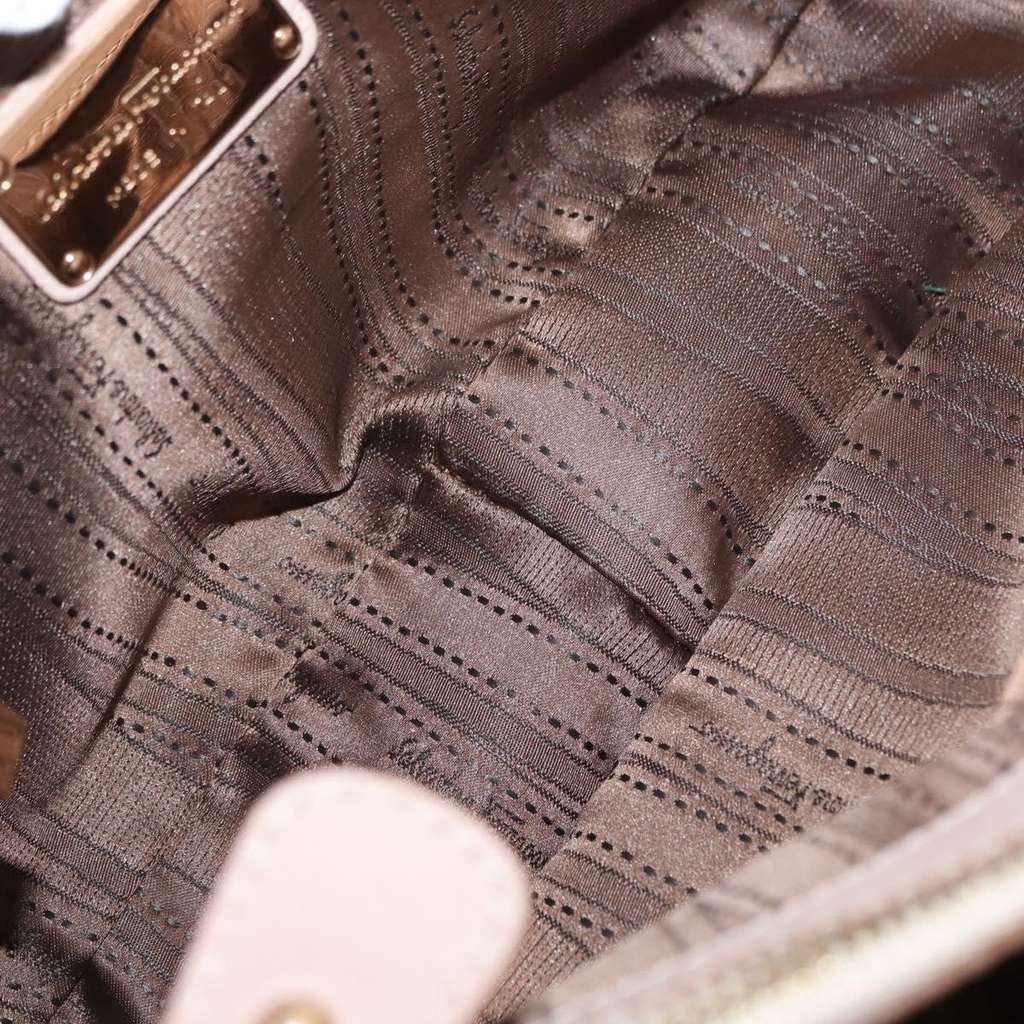 Salvatore Ferragamo Betulla Chain Tote Pink Leather Good condition - Box View