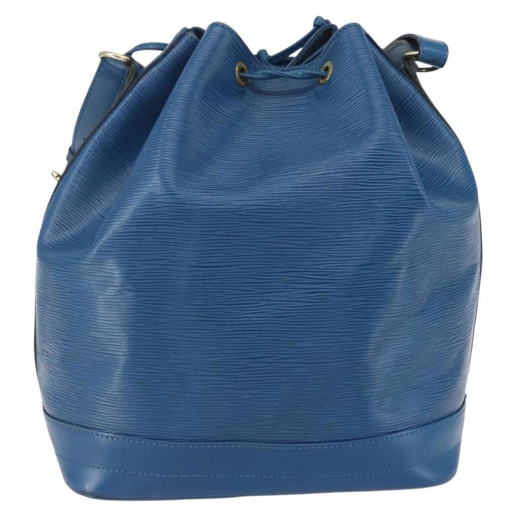 Louis Vuitton Noe Handbag Blue Leather Good condition - Back View