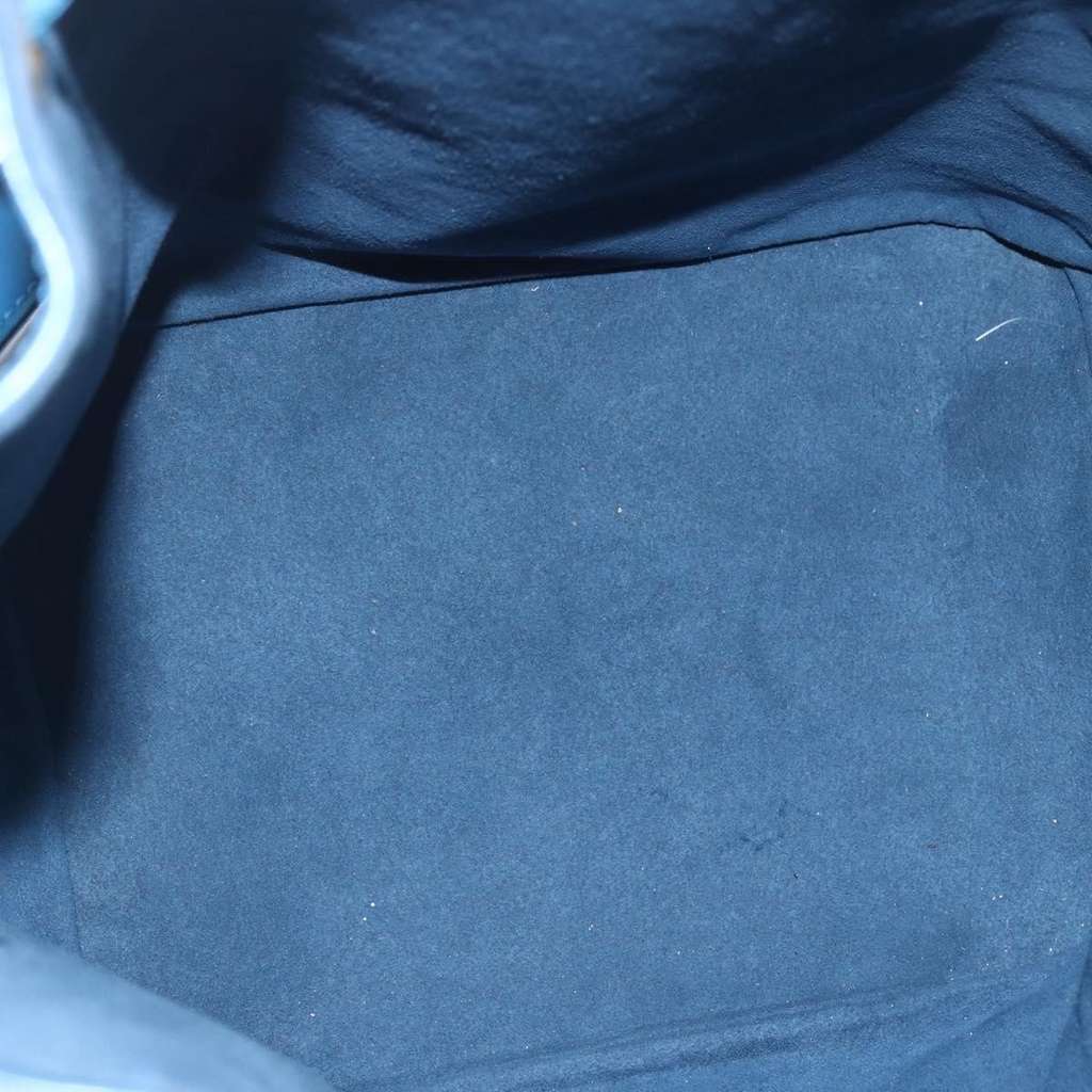 Louis Vuitton Noe Handbag Blue Leather Good condition - Box View