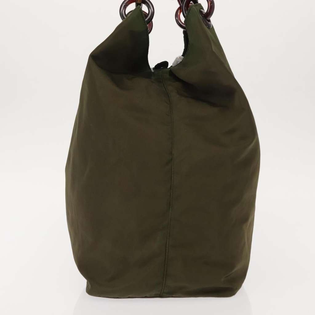 Prada Resin Handle Tote Khaki Good condition - Inside View
