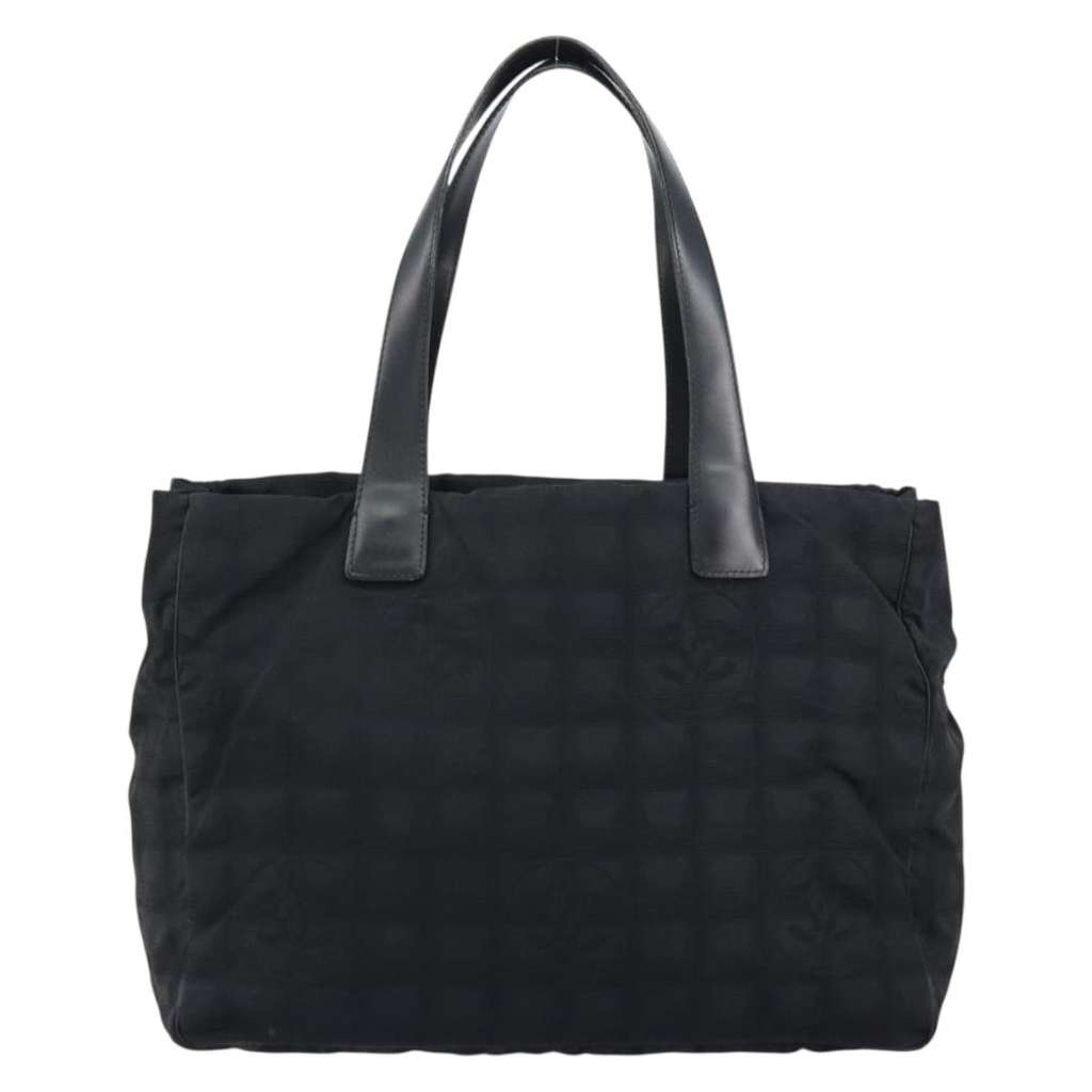 Chanel Travel Line Tote Black Fair condition - Back View