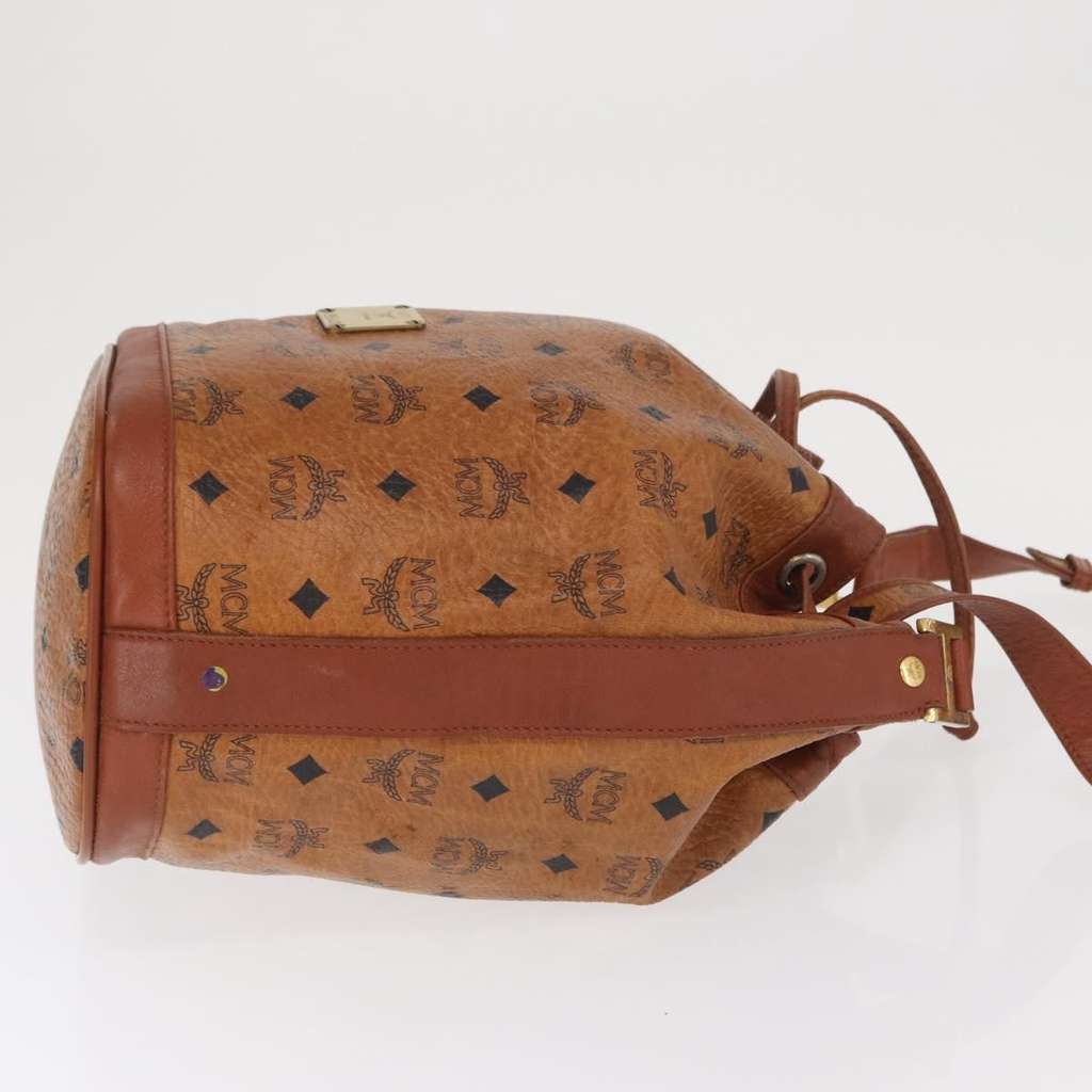 Mcm Visetos Shoulder bag Brown Canvas Good condition - Inside View