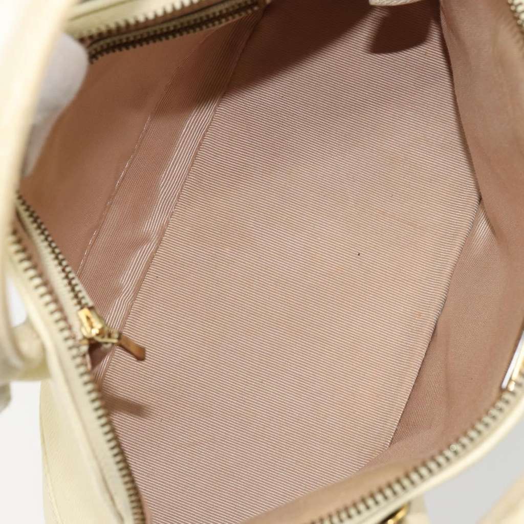 Valentino Garavani Vintage Handbag Beige Leather Fair condition - Box View