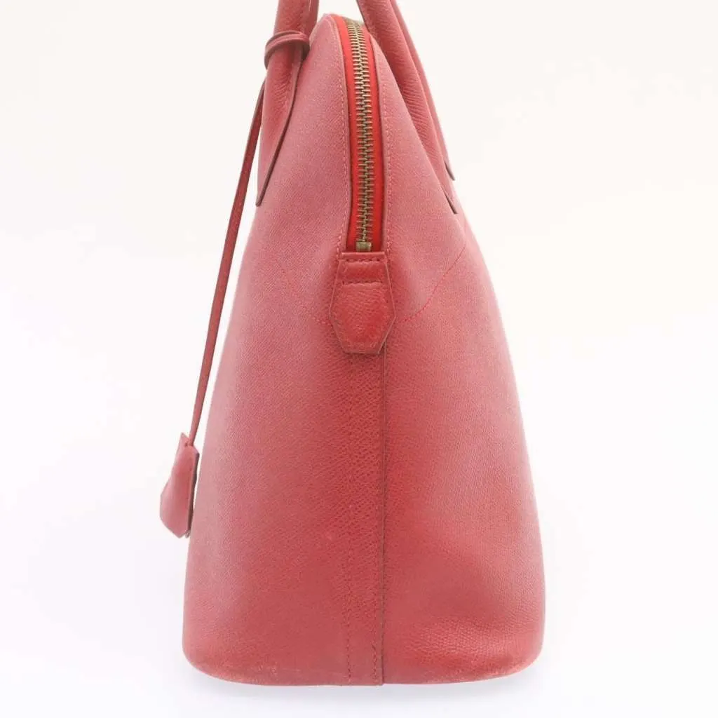 Hermès Bolide Bag Red Leather Good - Inside View