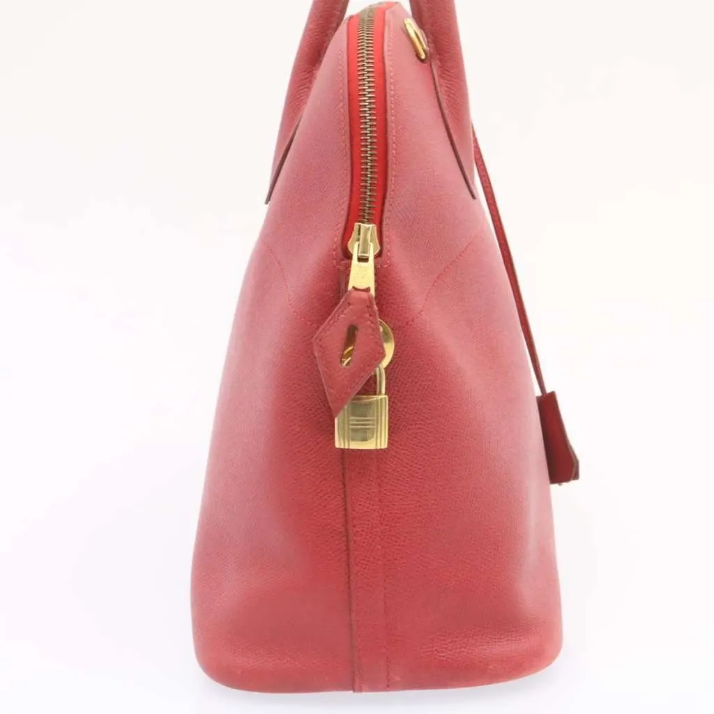 Hermès Bolide Bag Red Leather Good - Model View